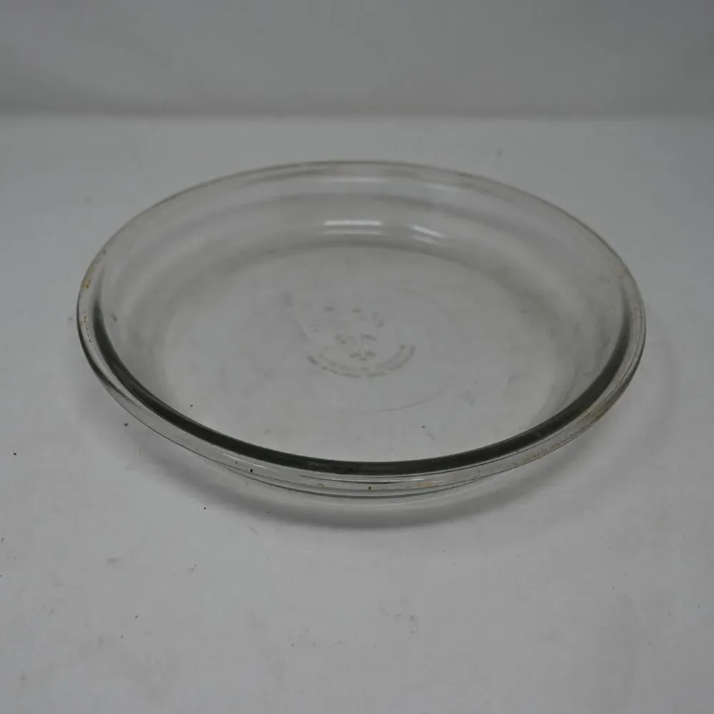 Anchor Hocking Glass Pie Plate 9 Inch Deep Dish Ovenware USA Set 2